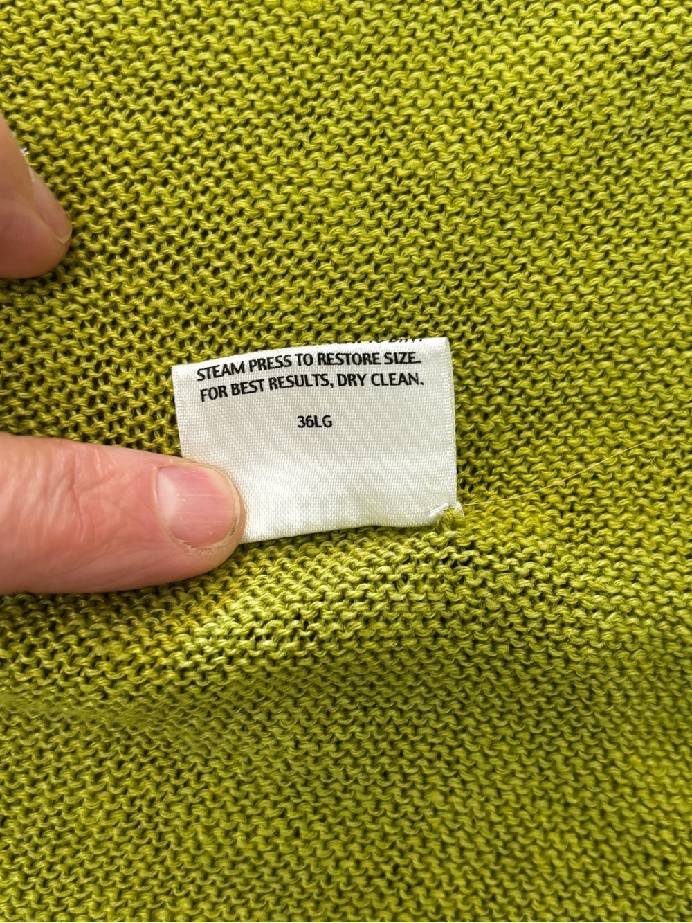Eileen Fisher 100% Linen Open Front Drape Cardigan Lagenlook Moss Green Sz M - Picture 8 of 11